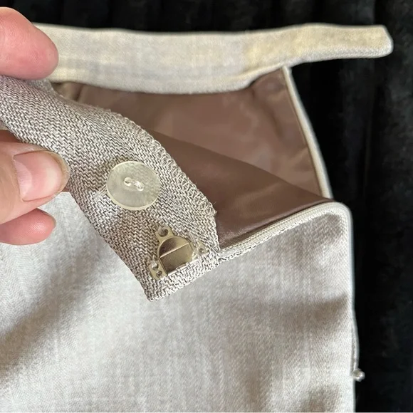 Women's collections for LE SUIT tan two piece set business wear size 14 - Picture 11 of 12